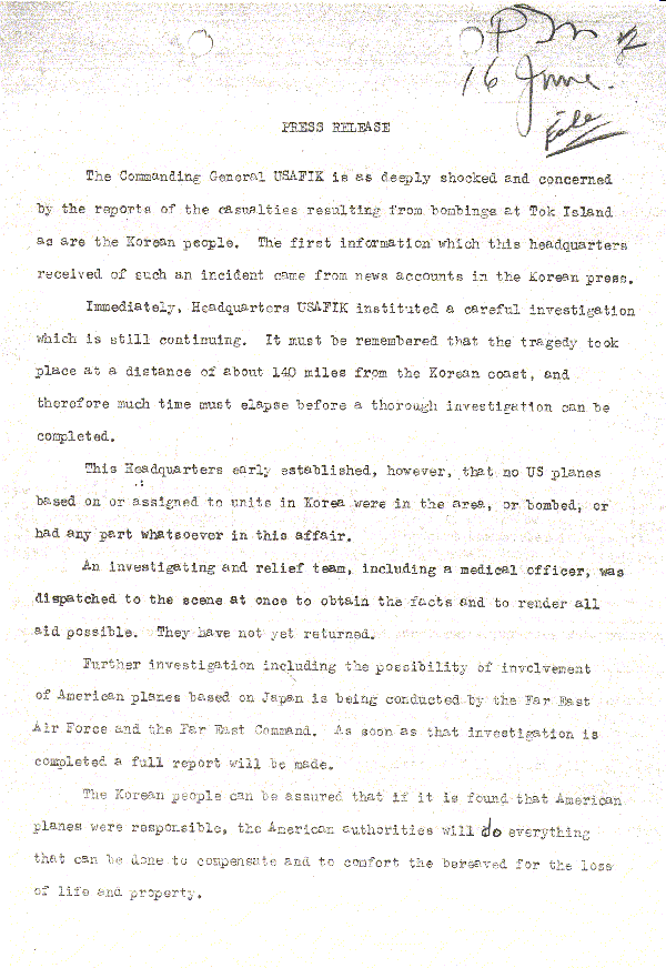 June 16, 1948 press release.